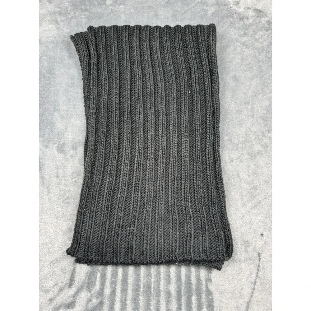 Goodfellow & Co Men's Rib Scarf‎ Black Knit
